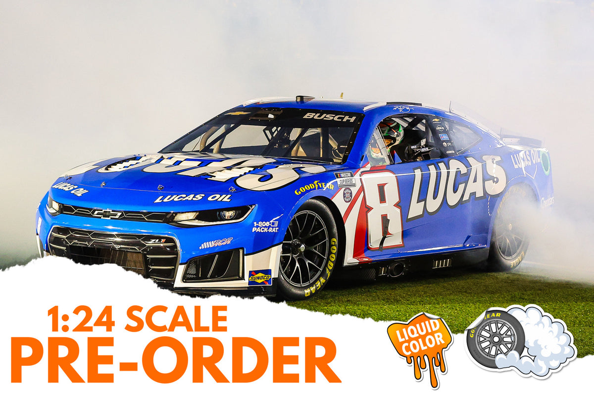 2026 Brexton Busch 1:24 Lucas Oil Kyle Busch Tribute LIQUID COLOR Burnout Version Diecast