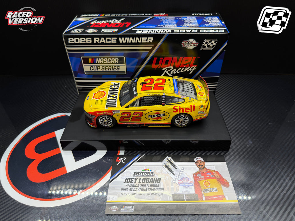 2026 Joey Logano 1:24 Shell-Pennzoil Daytona Duel Race Win Diecast