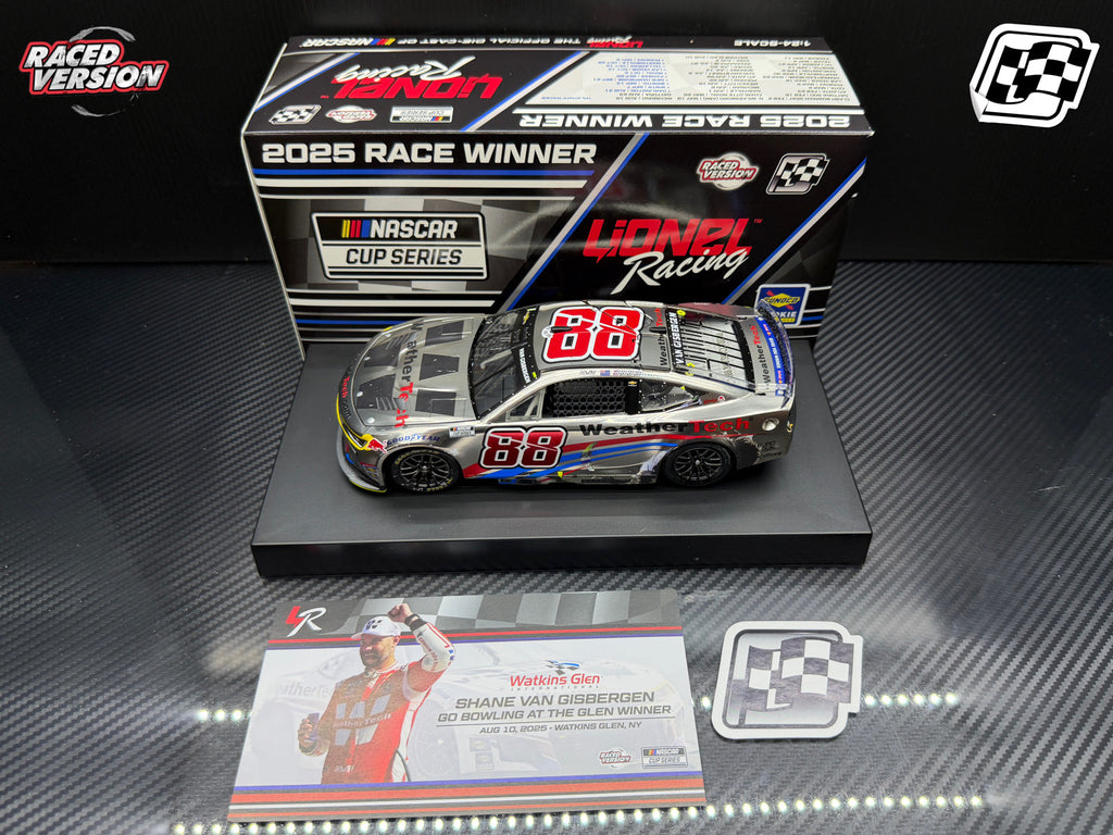 2025 Shane van Gisbergen 1:24 WeatherTech Watkins Glen Race Win COLOR CHROME Diecast