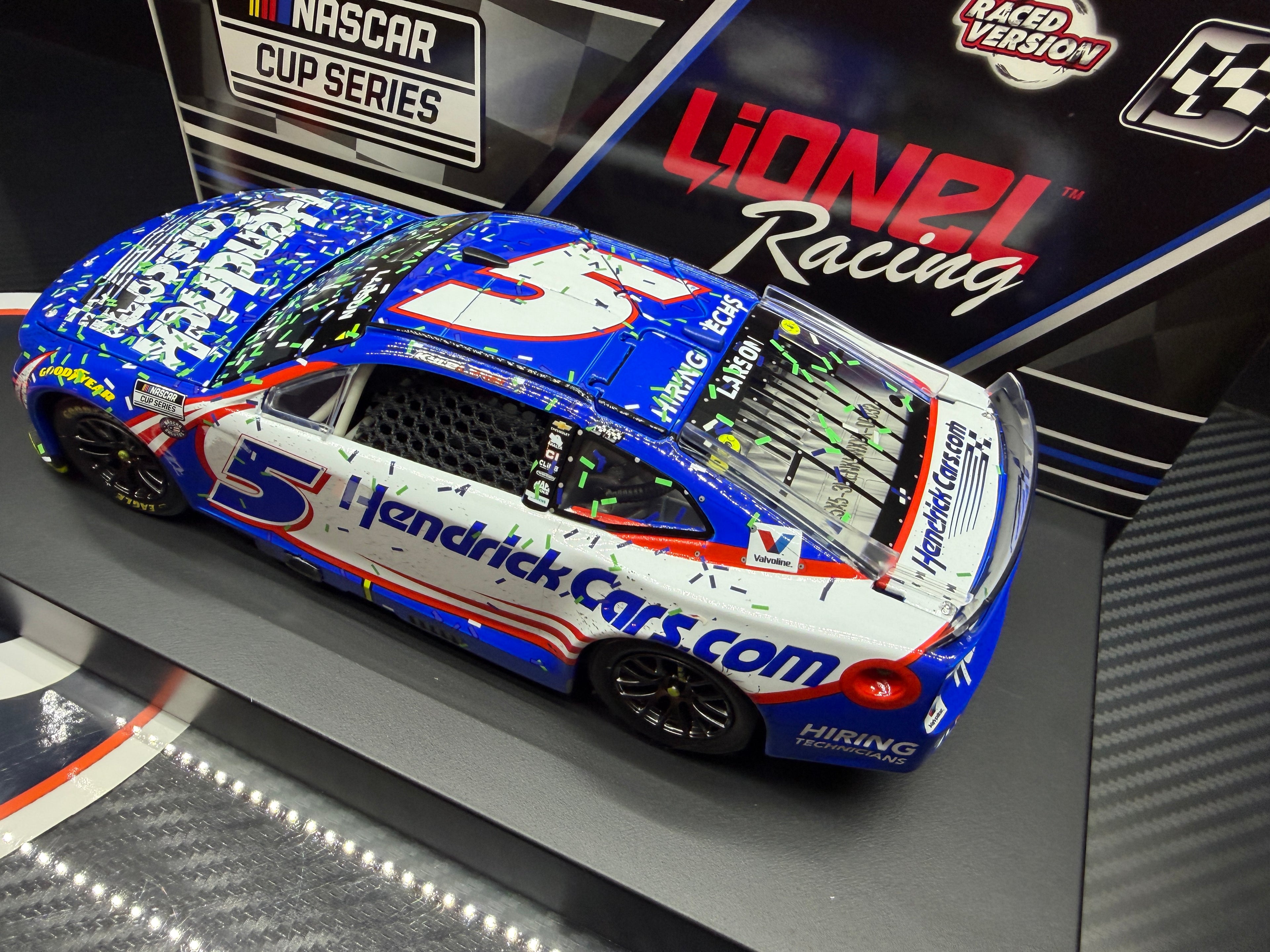 2025 Kyle Larson 1:24 HendrickCars.com Kansas Race Win Diecast
