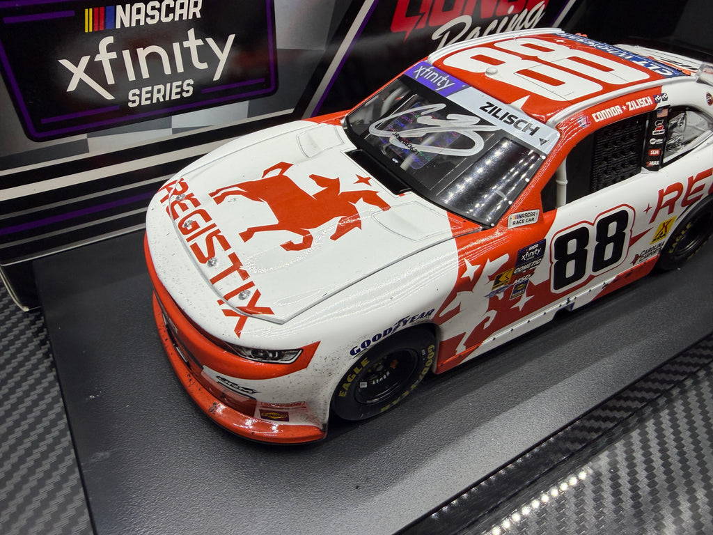2025 Connor Zilisch 1:24 Registix Pocono Race Win Diecast (Dual Autograph)