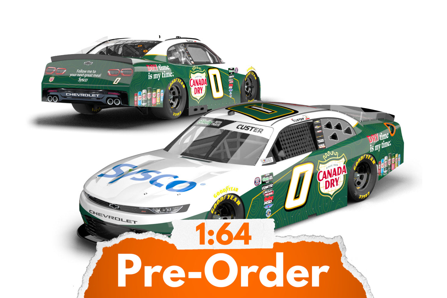 2026 Cole Custer 1:64 Sysco / Canada Dry NASCAR Diecast