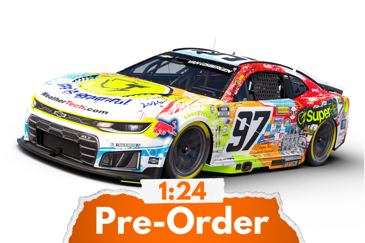2026 Shane van Gisbergen 1:24 SuperFile x Mr. Brainwash Diecast