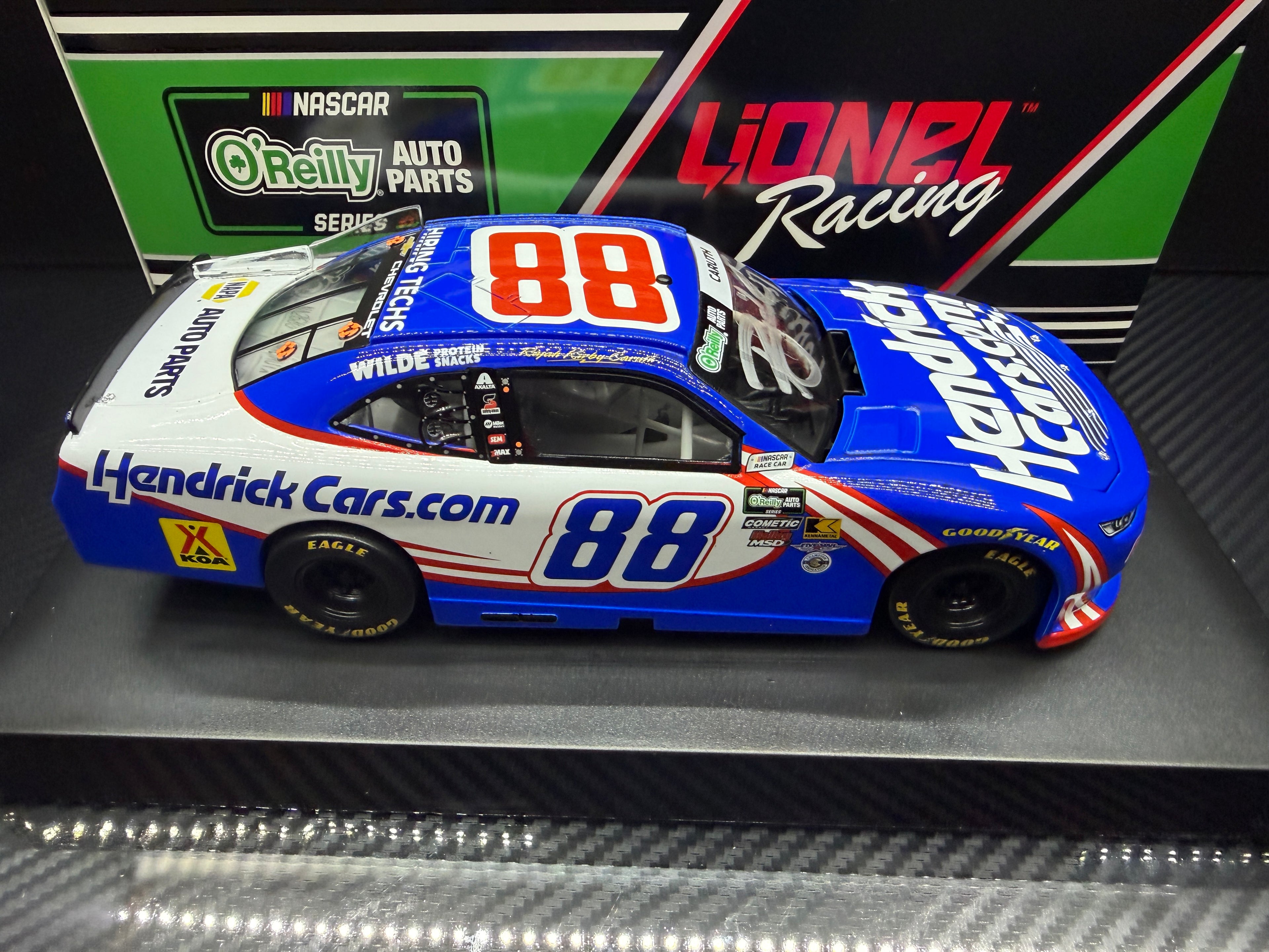 2026 Rajah Caruth 1:24 HendrickCars AUTOGRAPHED Diecast
