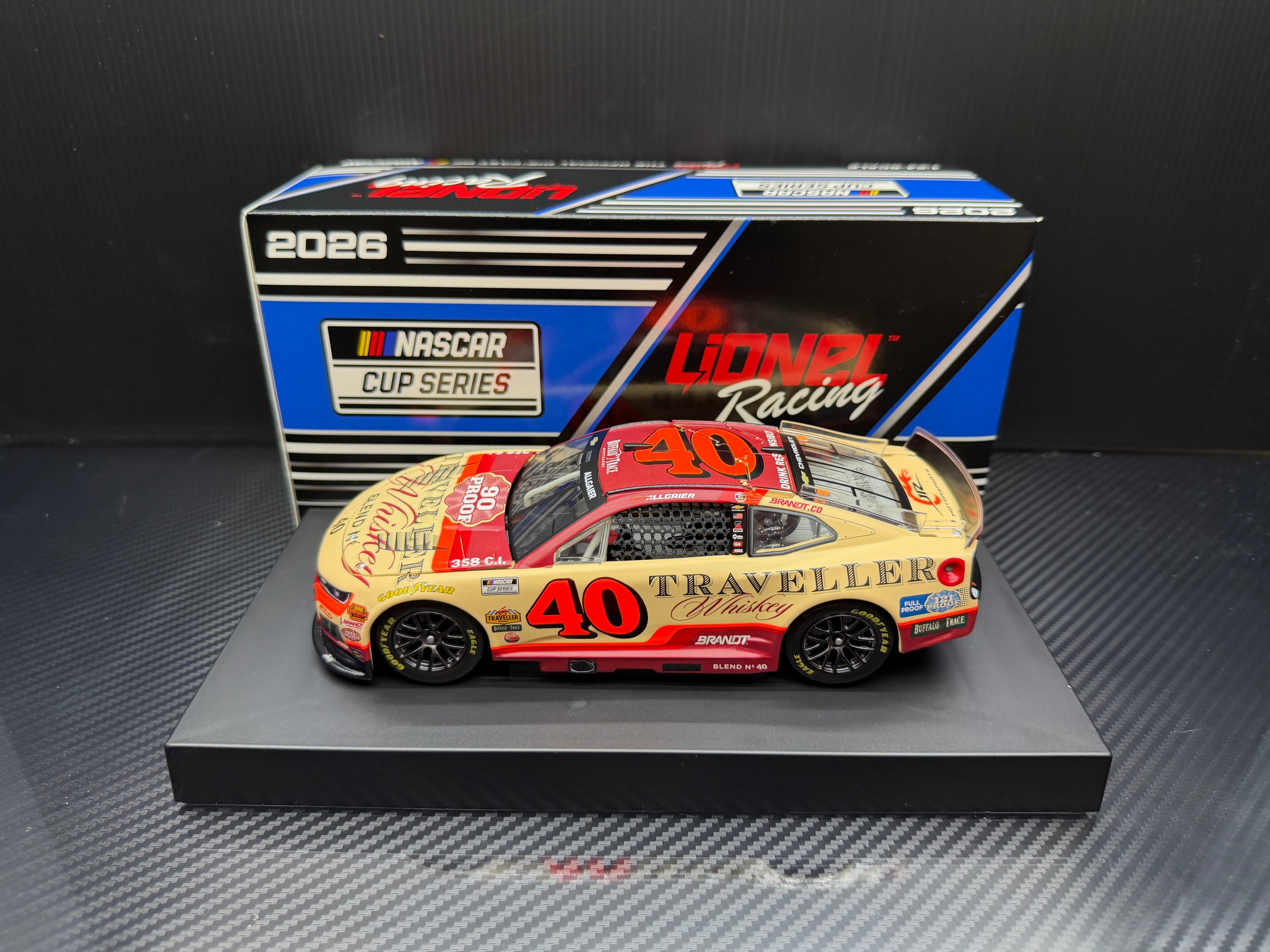2026 Justin Allgaier 1:24 Traveler Whiskey Diecast