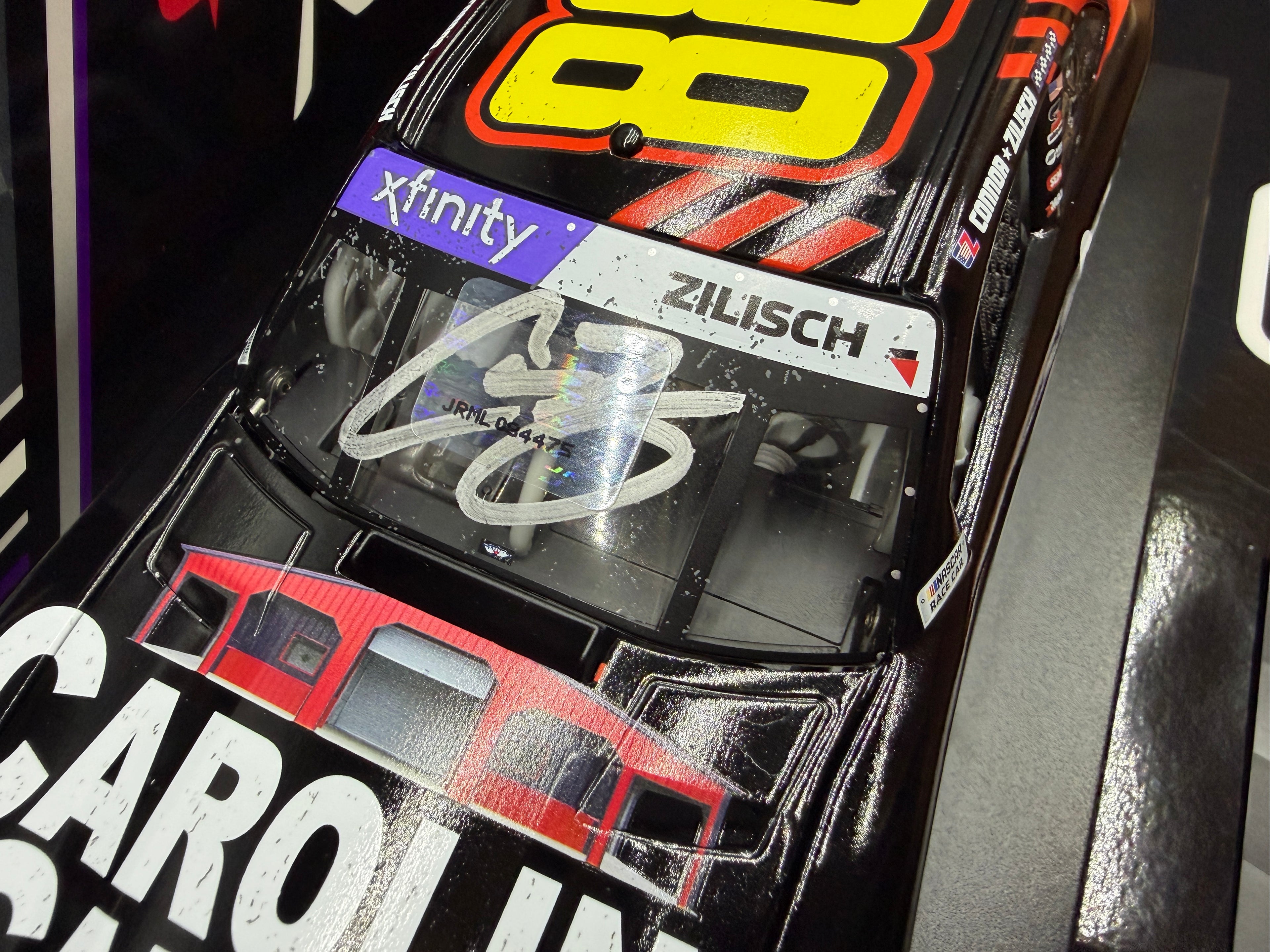 2025 Connor Zilisch 1:24 Carolina Carports Dover Race Win Diecast (Autographed)