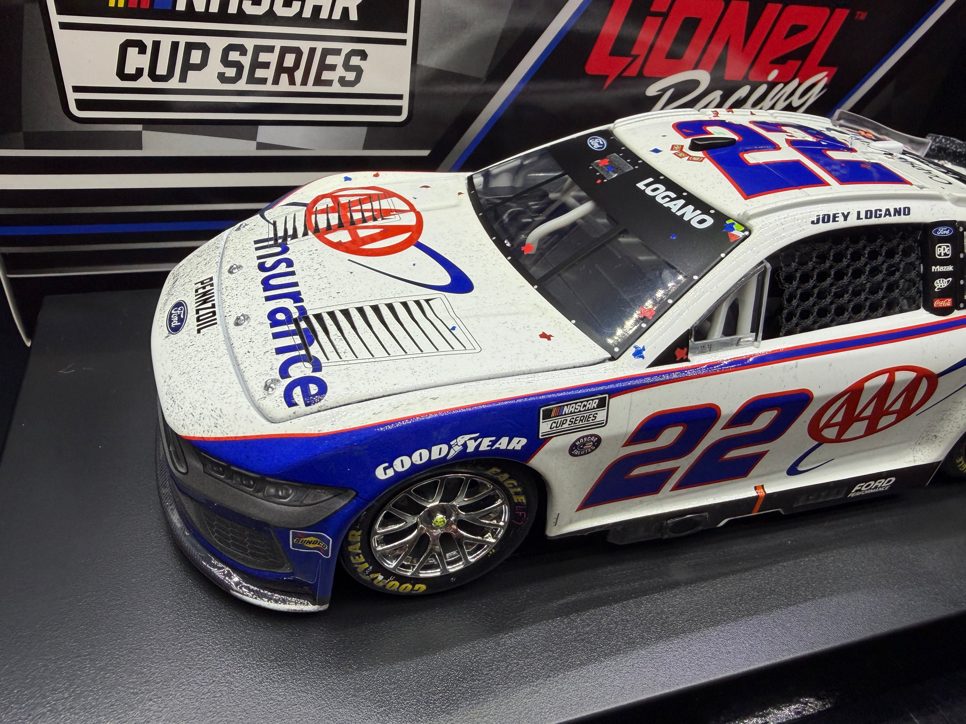 2025 Joey Logano 1:24 AAA Insurance Texas Race Win Diecast