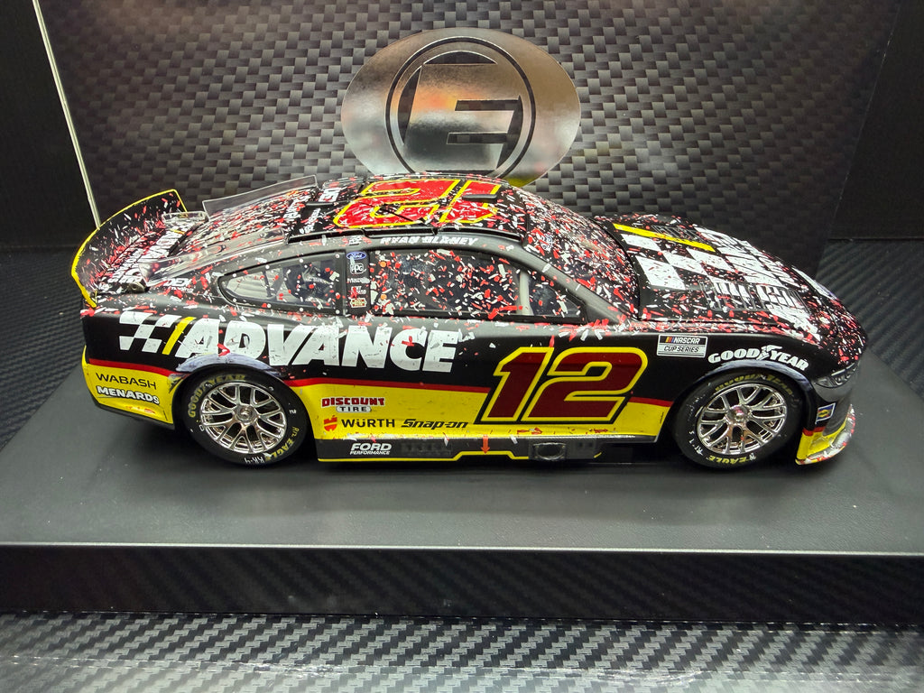2025 Ryan Blaney 1:24 Advance Auto Parts Daytona ELITE Race Win Diecast