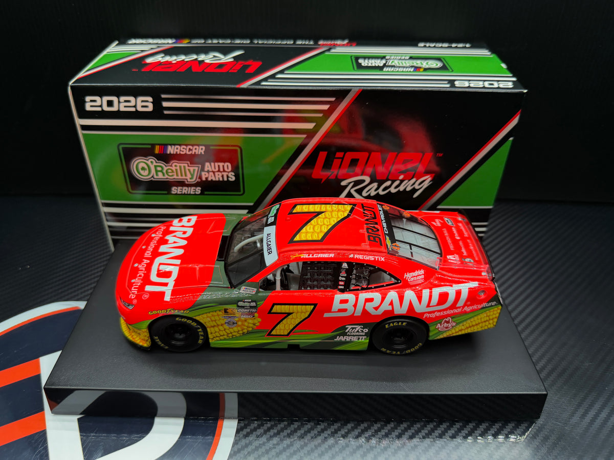 2026 Justin Allgaier 1:24 Brandt NASCAR Diecast