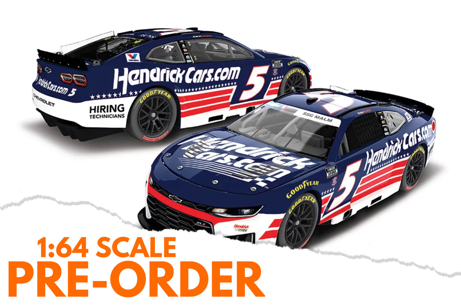 2026 Kyle Larson 1:64 HendrickCars.com Patriotic Diecast