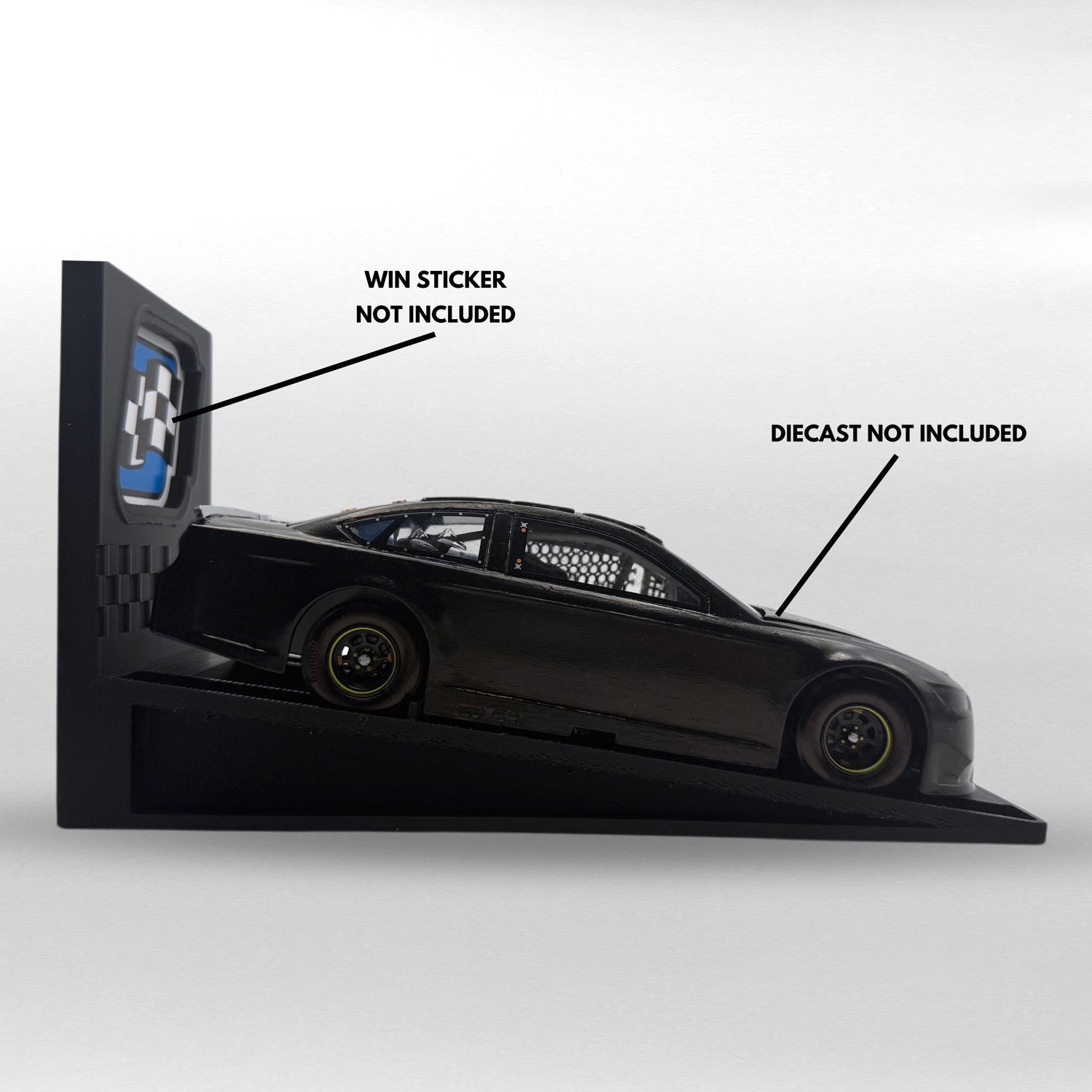 1:24 Win Sticker Diecast Stand