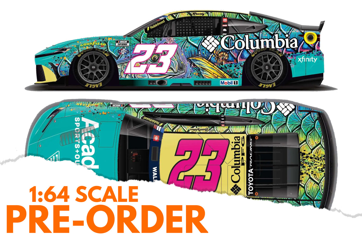 2026 Bubba Wallace 1:64 Columbia PFG Diecast