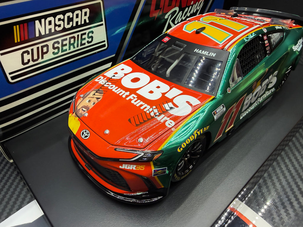 2026 Denny Hamlin 1:24 Bob's Discount Furniture COLOR CHROME Diecast