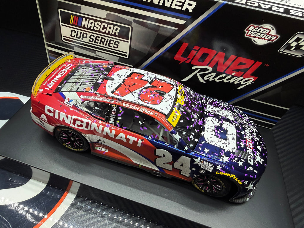 2025 William Byron 1:24 Cincinnati Martinsville Race Win COLOR CHROME Diecast