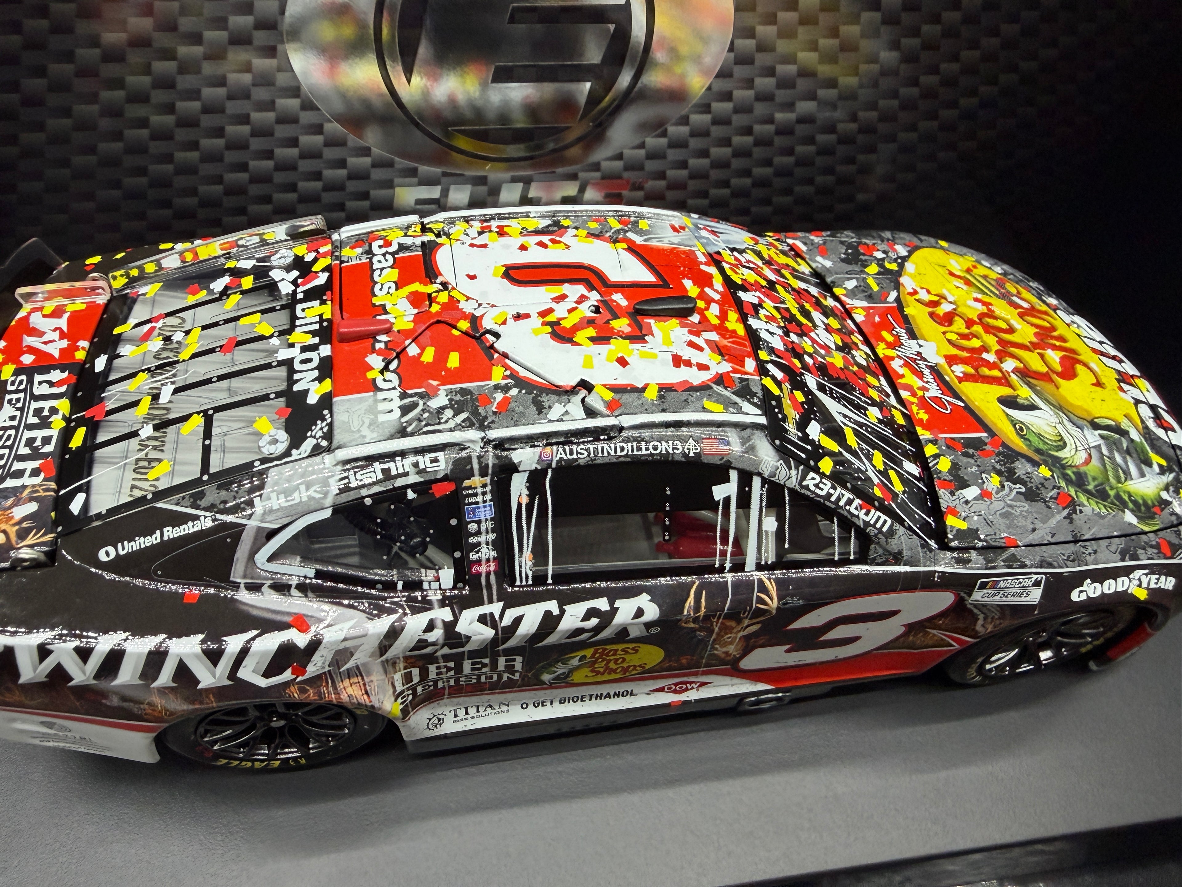 2025 Austin Dillon 1:24 Bass Pro Shops / Winchester Richmond Race Win Diecast