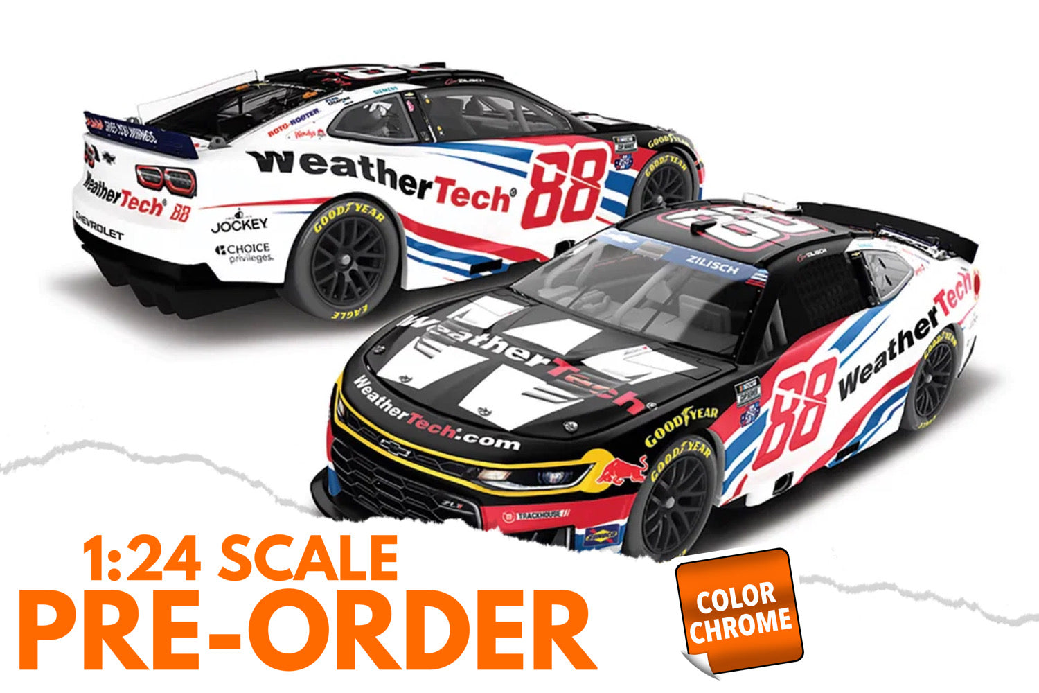 2026 Connor Zilisch 1:24 WeatherTech COLOR CHROME NASCAR Diecast