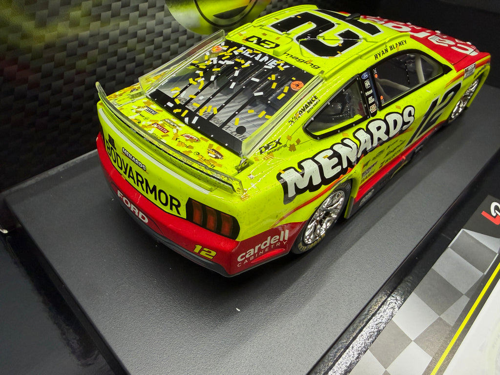 2025 Ryan Blaney 1:24 Menards / Cardell Cabinetry Nashville Race Win Diecast