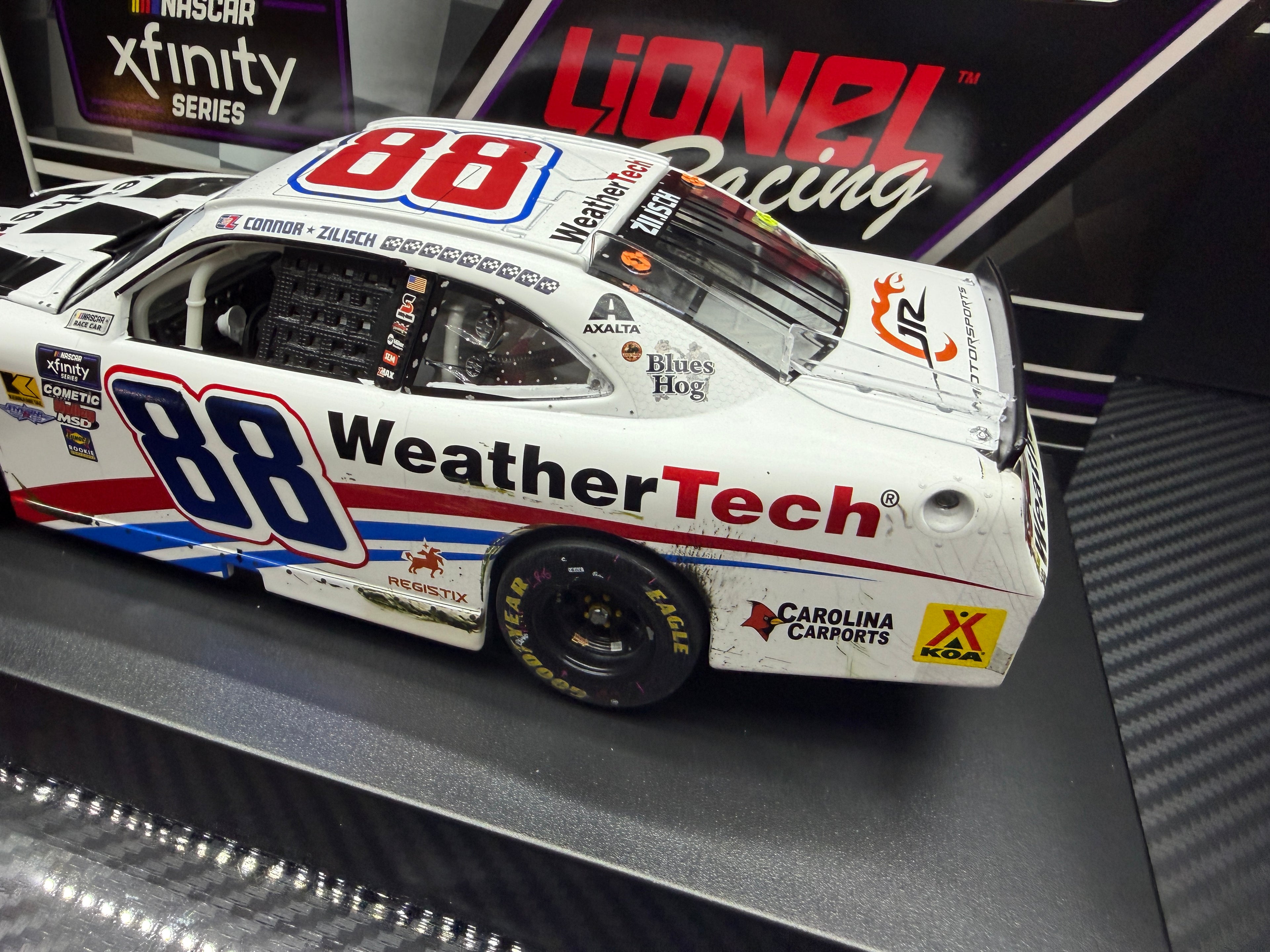 2025 Connor Zilisch 1:24 WeatherTech WWT Gateway Race Win Diecast (Autographed)