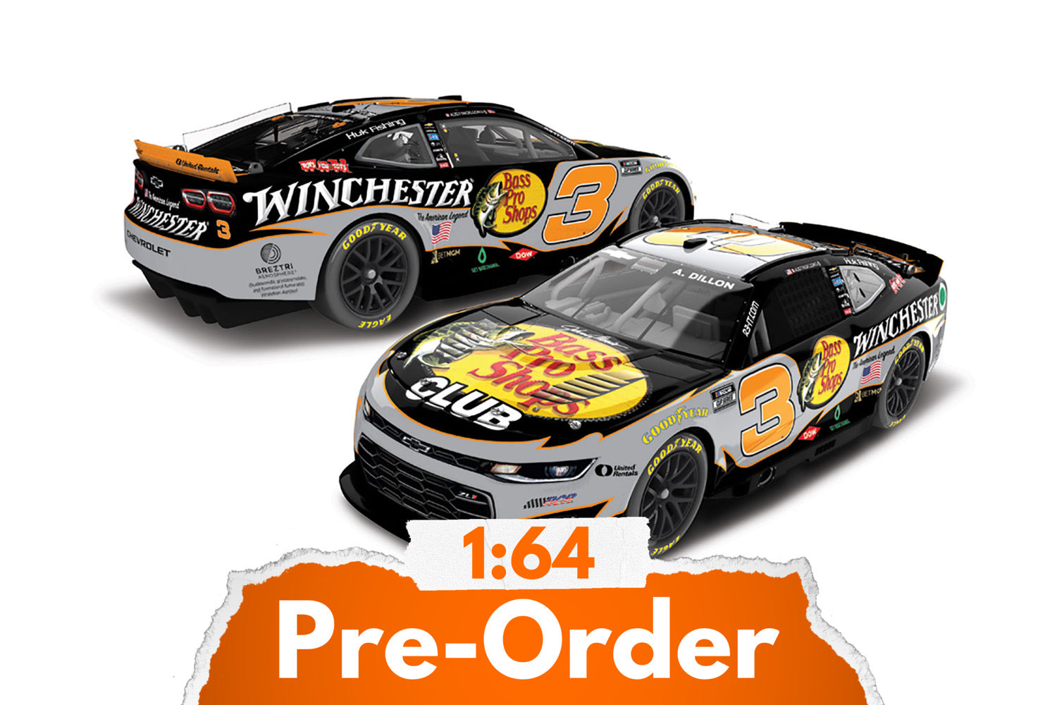 2026 Austin Dillon 1:64 Bass Pro Shops / Winchester Diecast