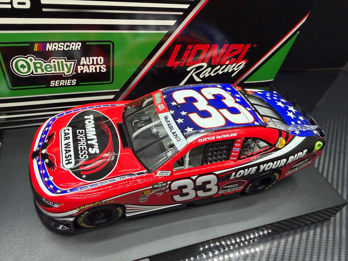 2026 Cleetus McFarland 1:24 Tommy's Express Car Wash Diecast