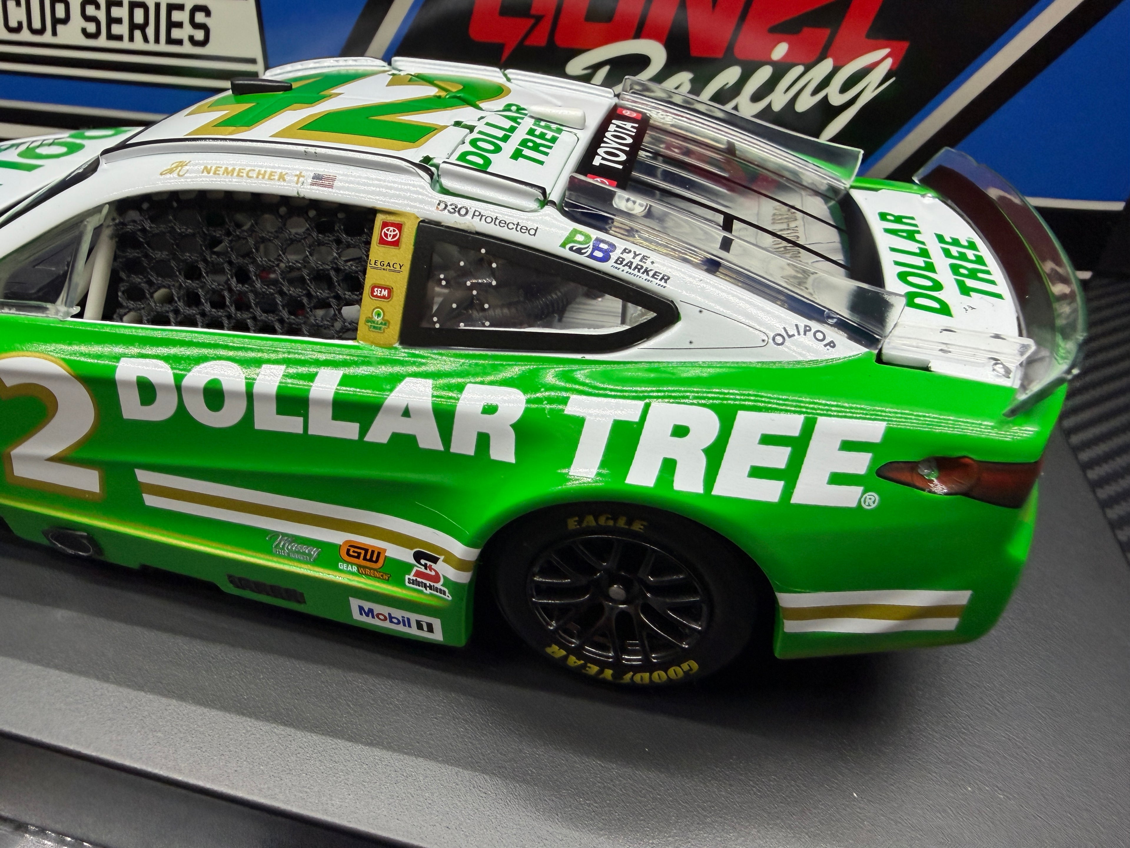 2026 John Hunter Nemechek 1:24 Dollar Tree Diecast (Autographed)