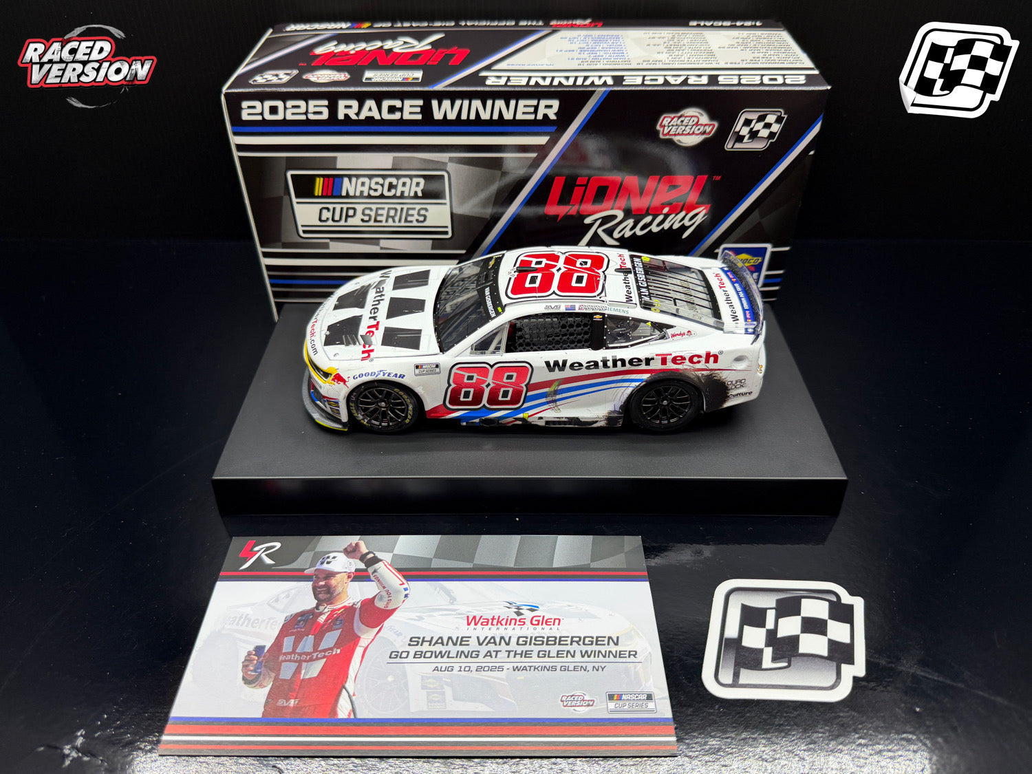 2025 Shane van Gisbergen 1:24 WeatherTech Watkins Glen Race Win Diecast