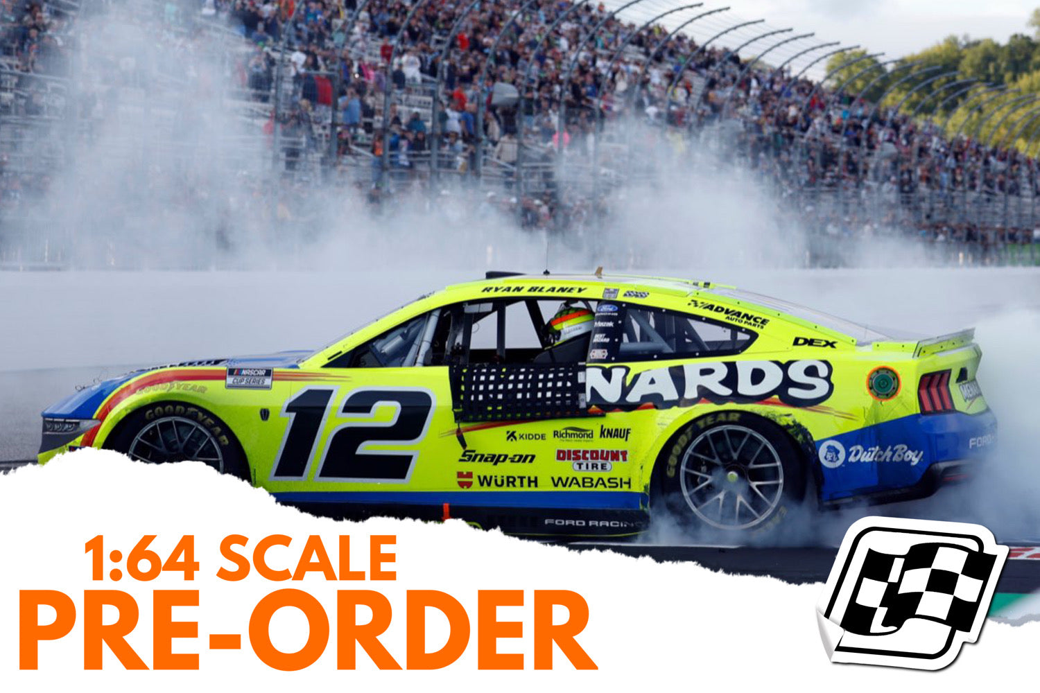 2026 Ryan Blaney 1:64 Dutch Boy / Menards New Hampshire Race Win Diecast