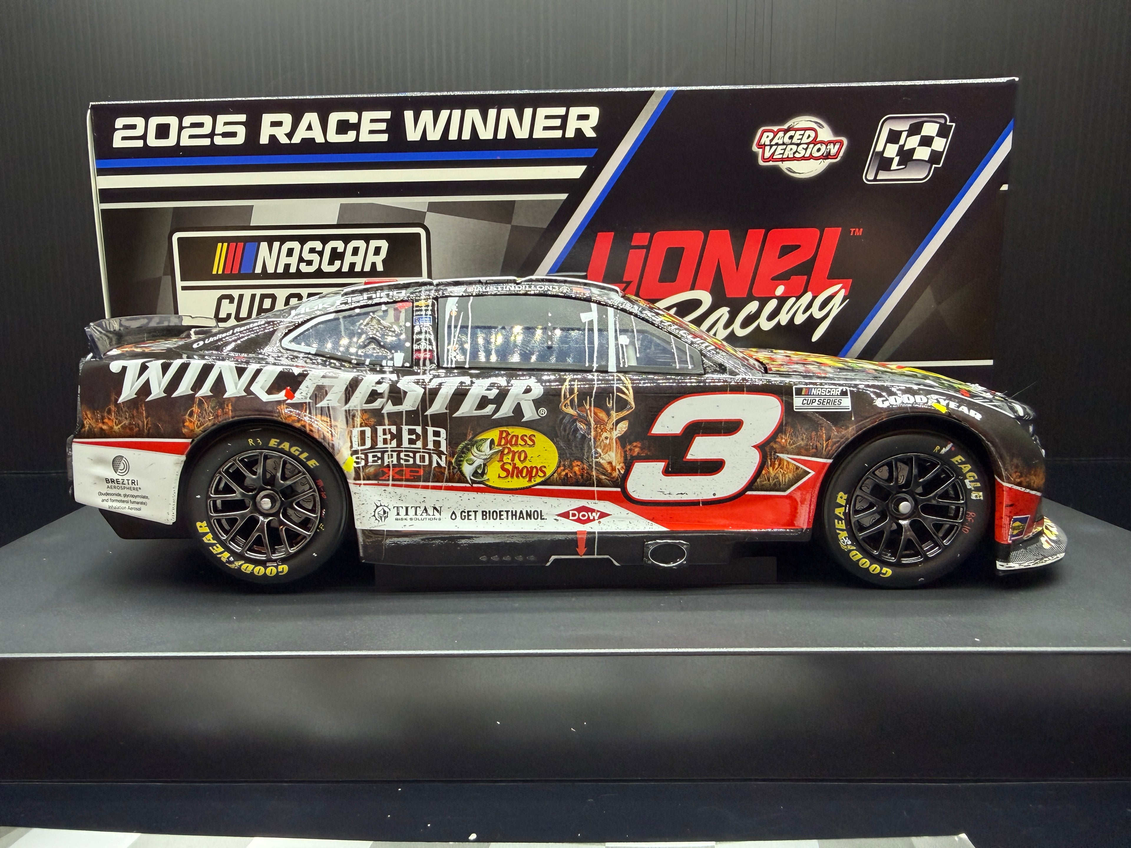 2025 Austin Dillon 1:24 Bass Pro Shops / Winchester Richmond Race Win Diecast