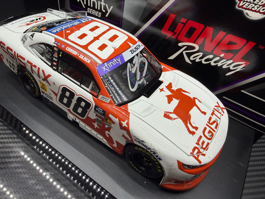 2025 Connor Zilisch 1:24 Registix Pocono Race Win Diecast (Dual Autograph)