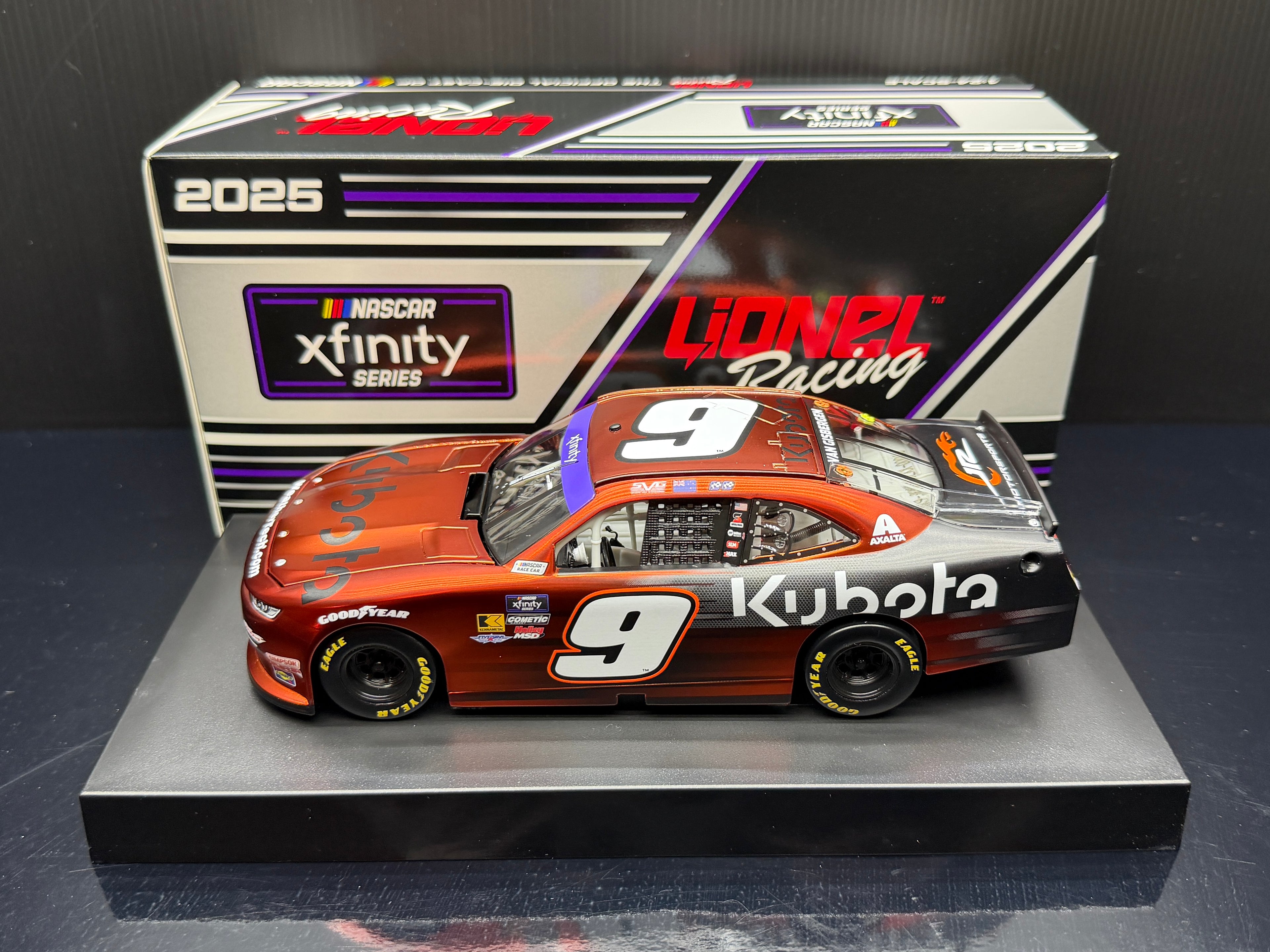 2025 Shane van Gisbergen 1:24 Kubota Color Chrome Diecast