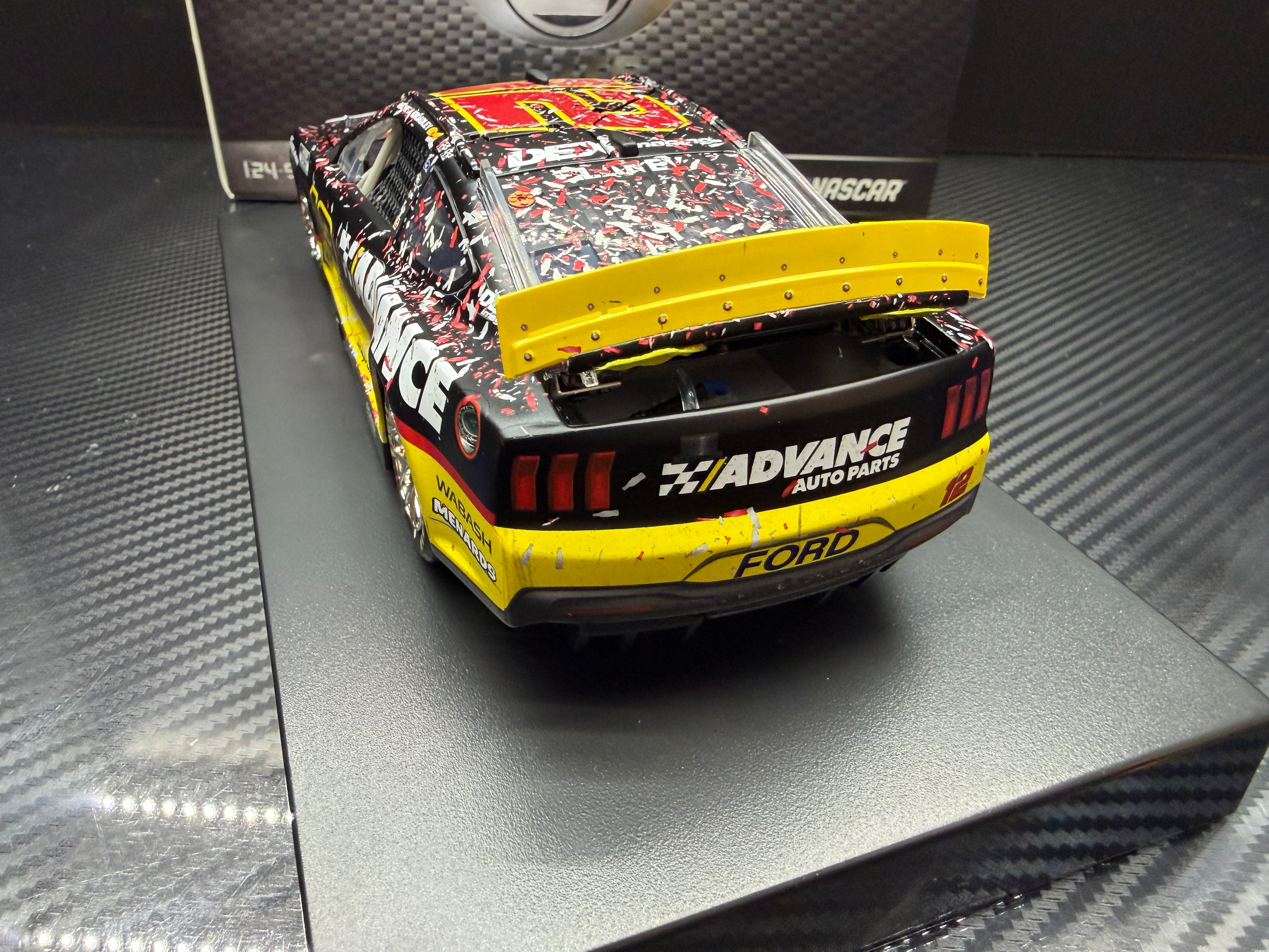 2025 Ryan Blaney 1:24 Advance Auto Parts Daytona ELITE Race Win Diecast