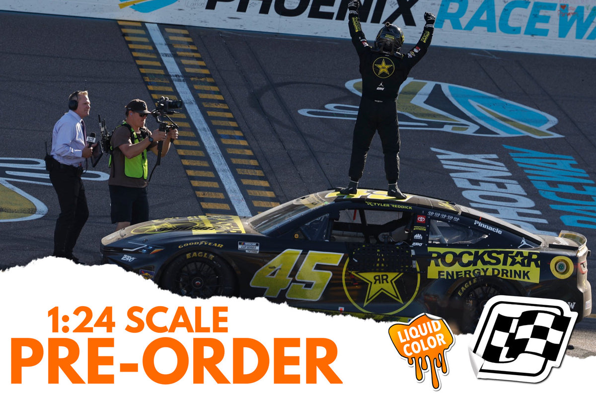 2026 Tyler Reddick 1:24 Rockstar Energy Phoenix Race Win LIQUID COLOR Diecast