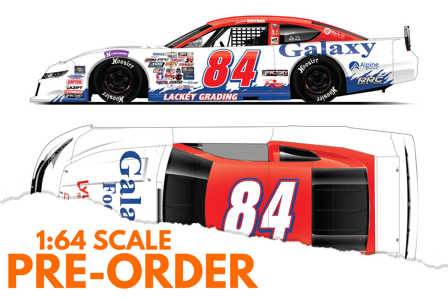 2026 Landon Huffman 1:64 Galaxy Foods Retro Diecast