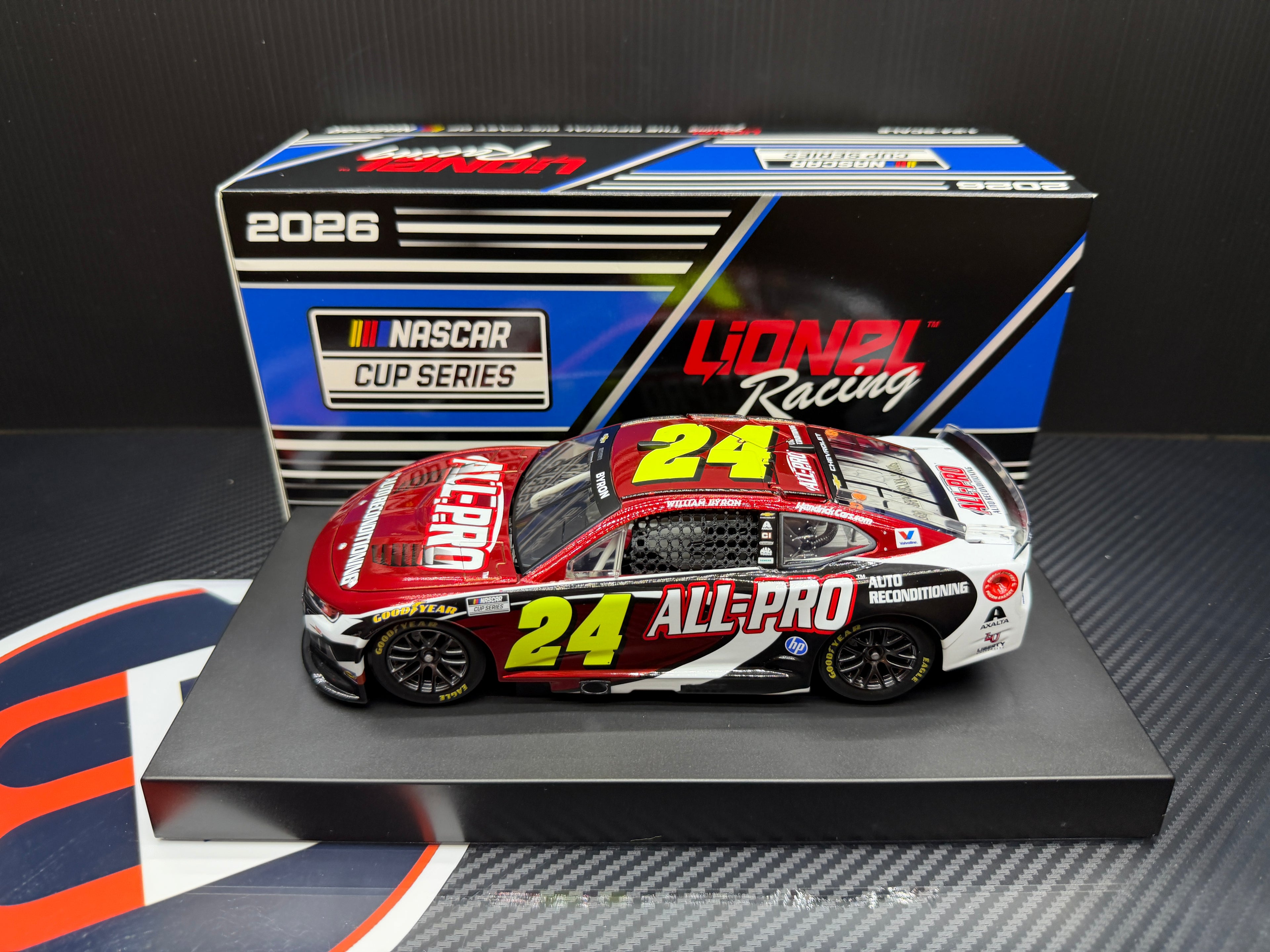 2026 William Byron 1:24 All-Pro COLOR CHROME Diecast