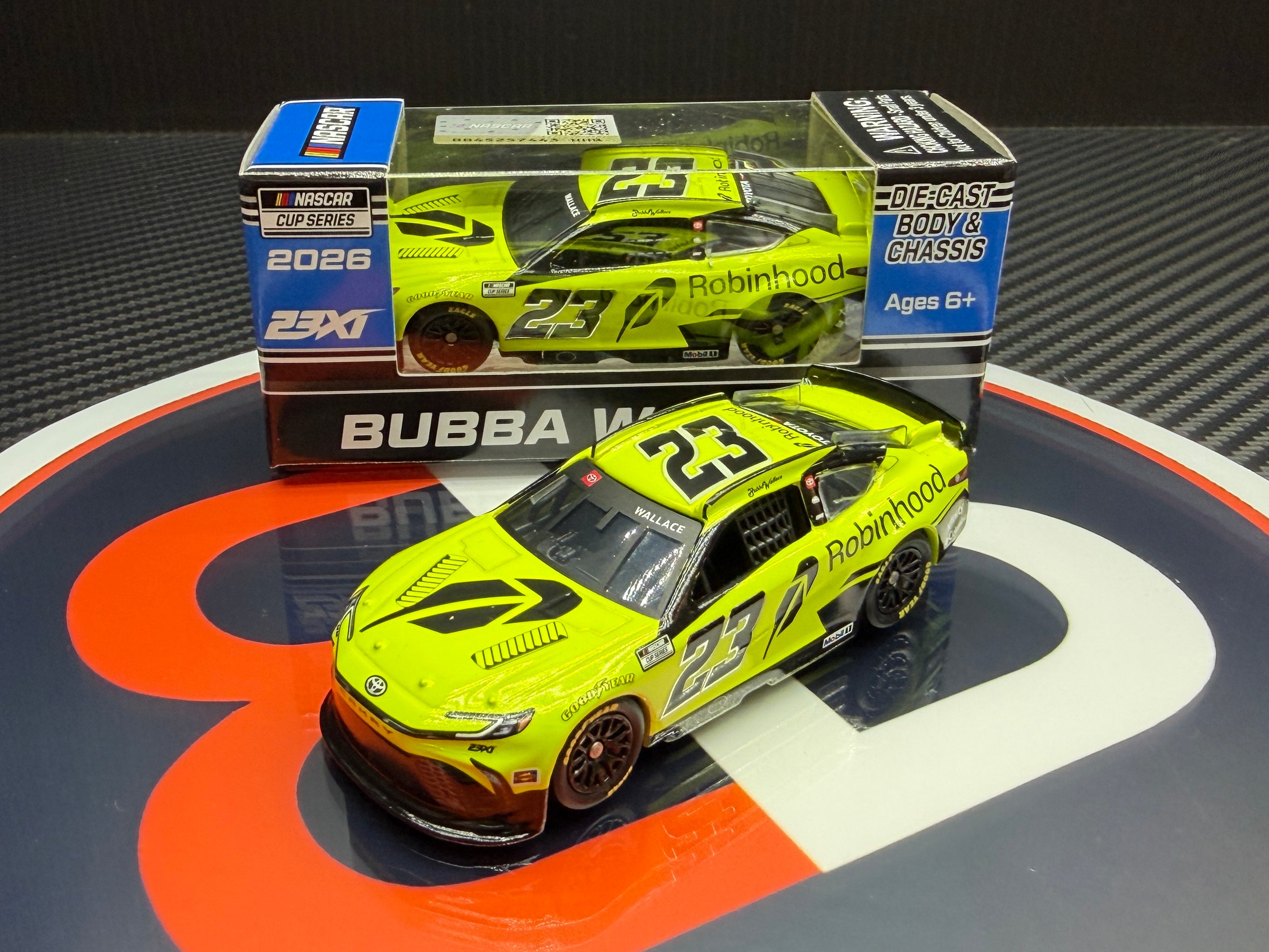 2026 Bubba Wallace 1:64 Robinhood Diecast