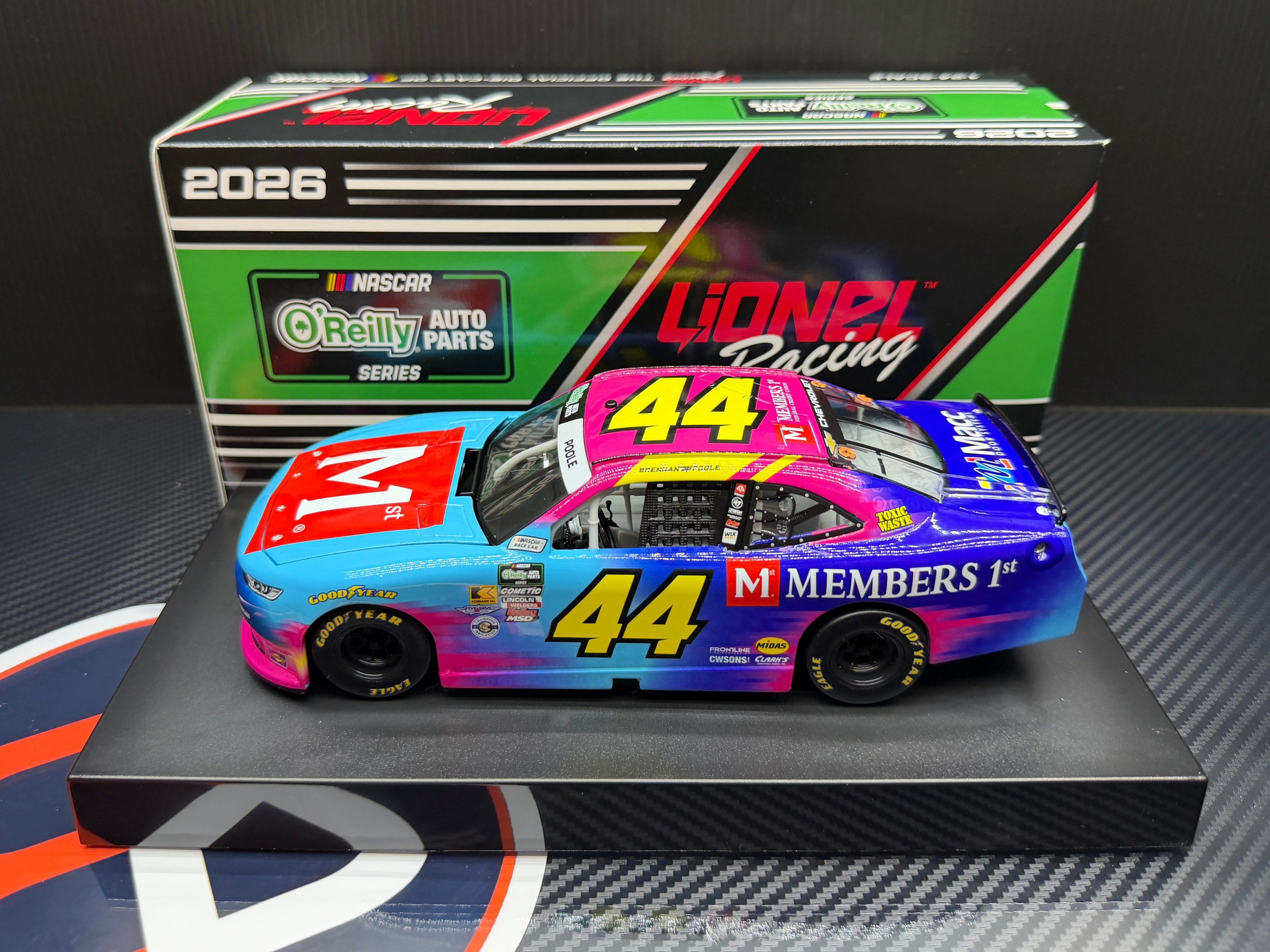 2026 Brennan Poole 1:24 Members 1st NASCAR Diecast