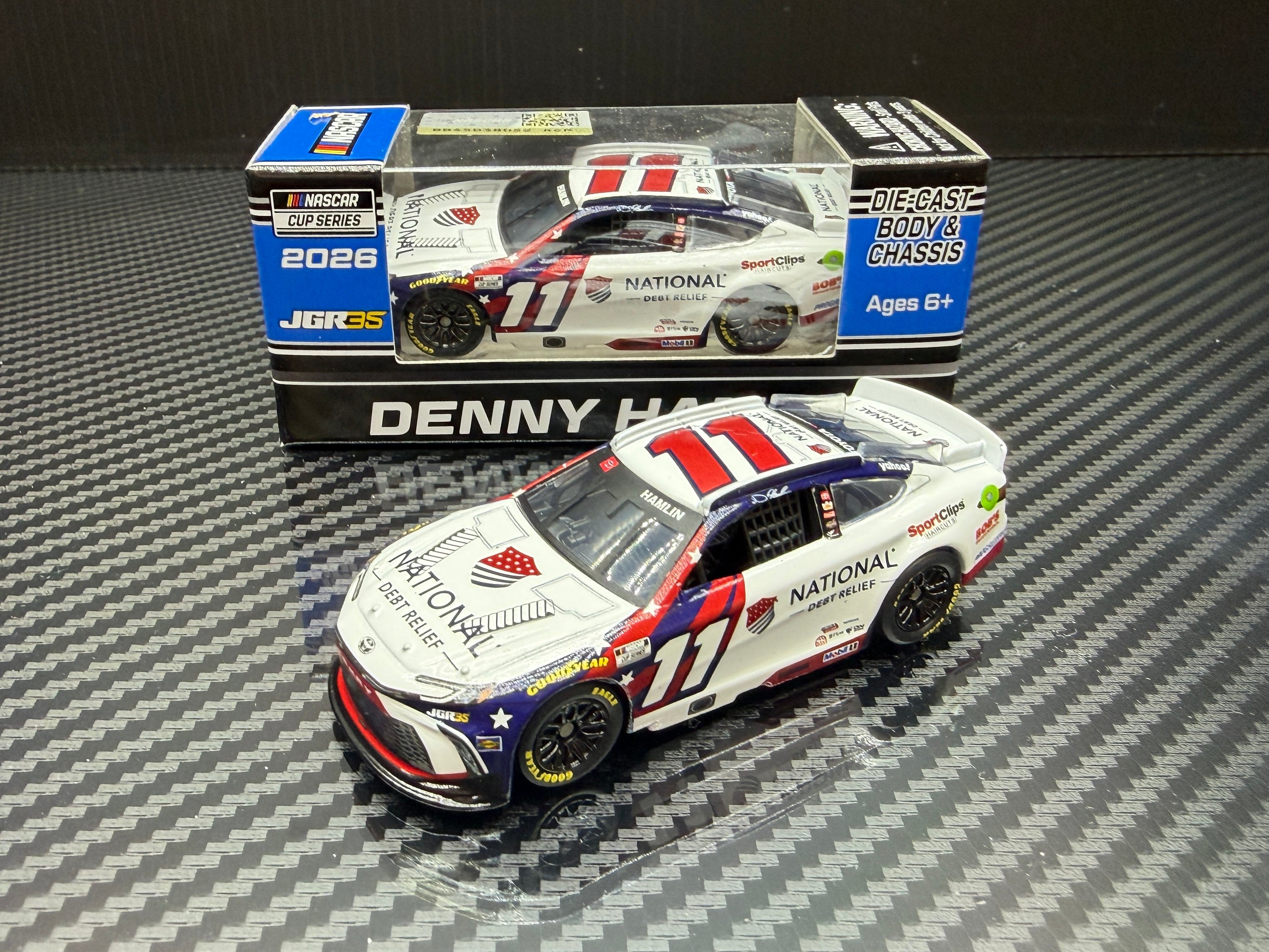 2026 Denny Hamlin 1:64 National Debt Relief Diecast