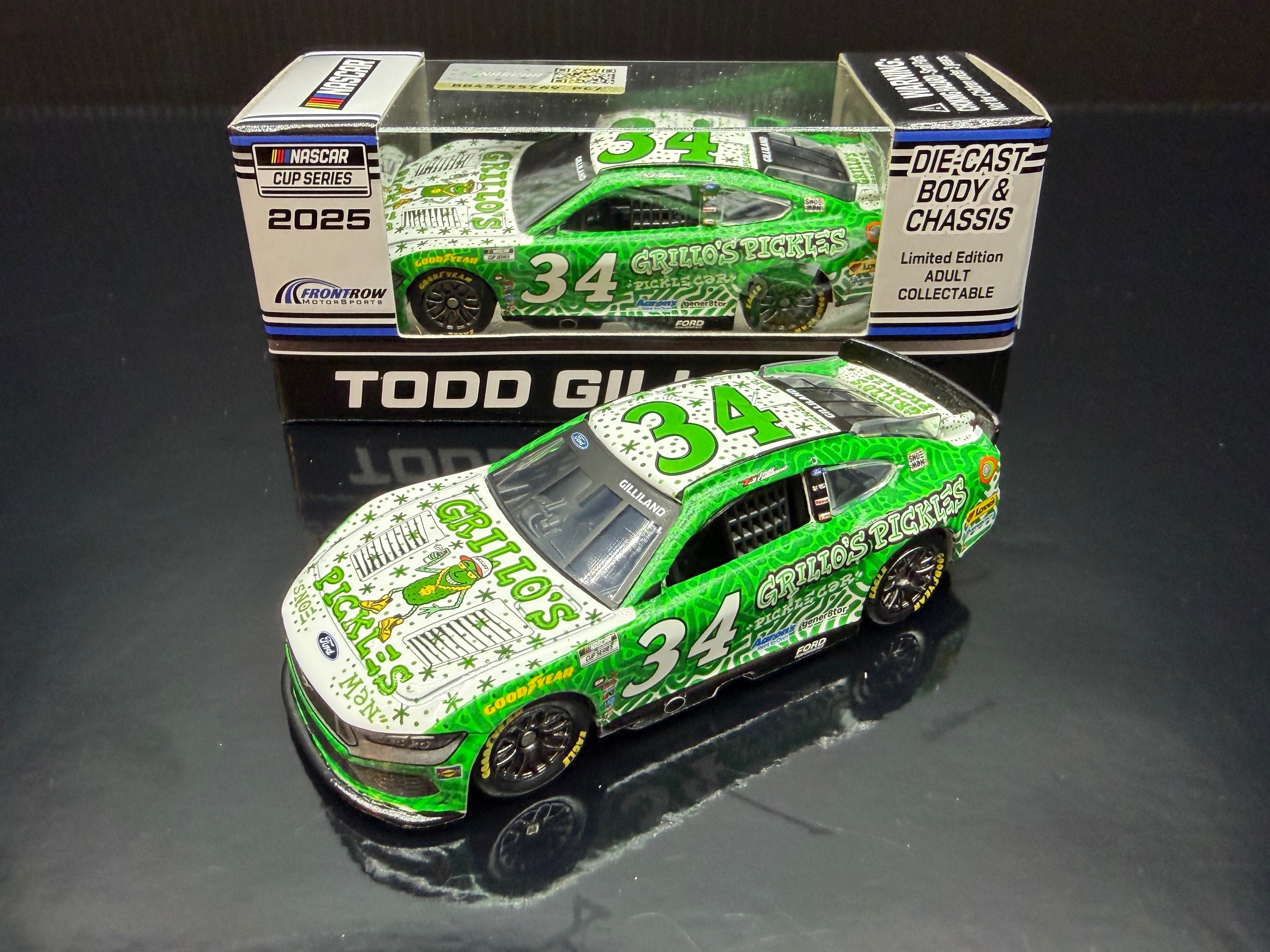 2025 Todd Gilliland 1:64 Grillo's Pickles Snoeman Diecast