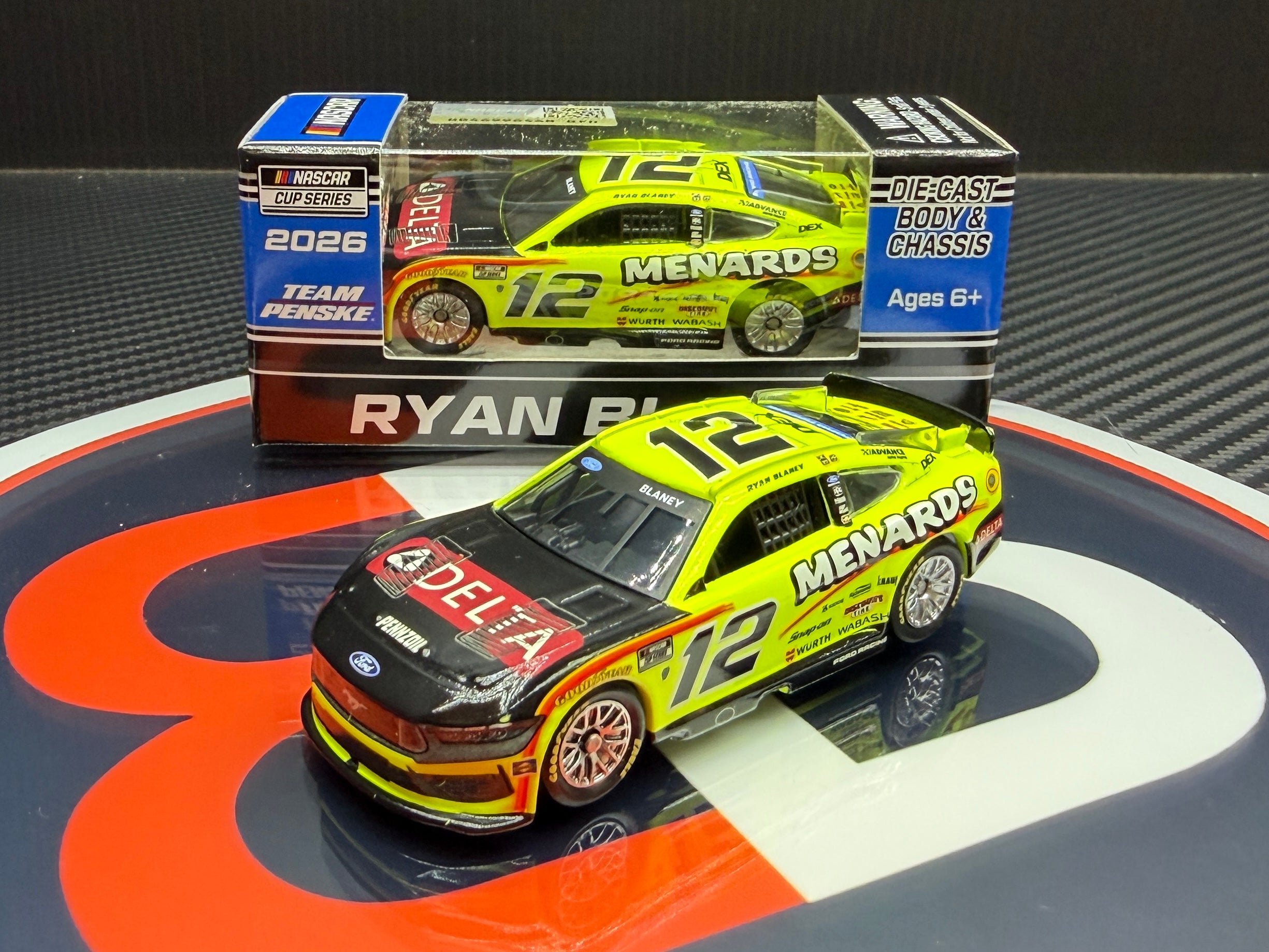 2026 Ryan Blaney 1:64 Menards / Delta Diecast