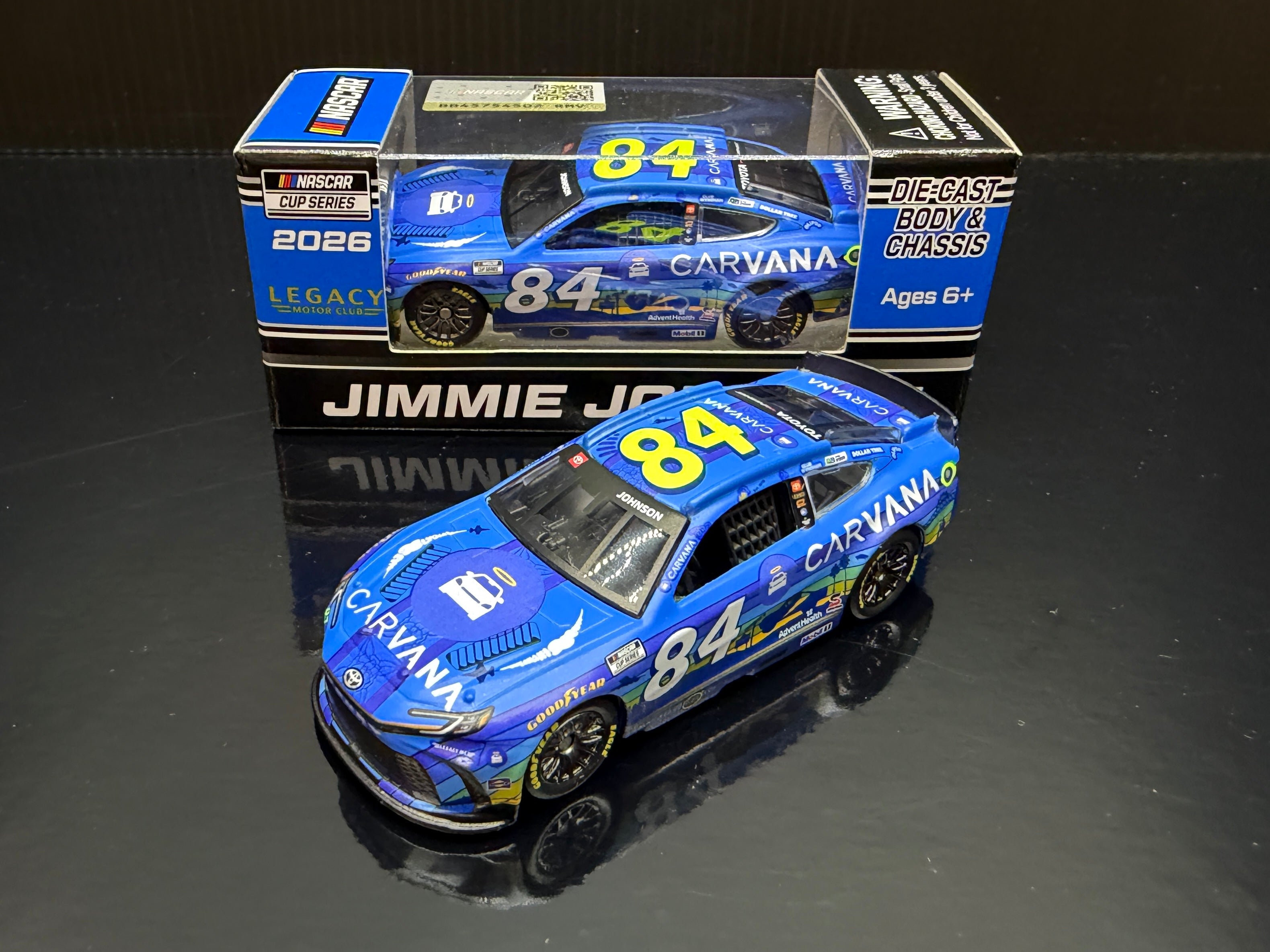 2026 Jimmie Johnson 1:64 Carvana San Diego Diecast