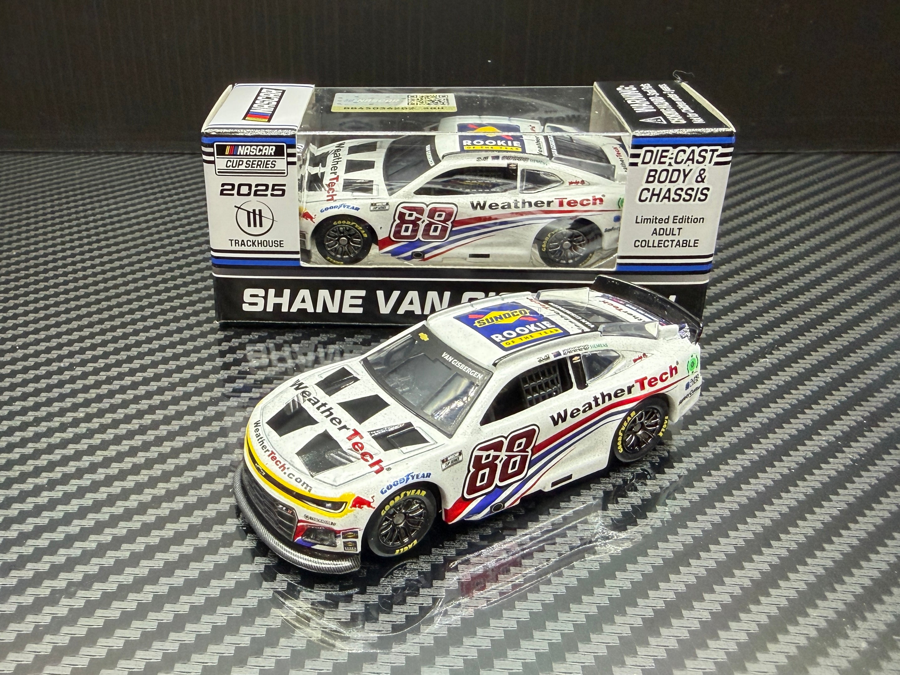2025 Shane van Gisbergen 1:64 Weathertech Rookie of the Year Galaxy Diecast