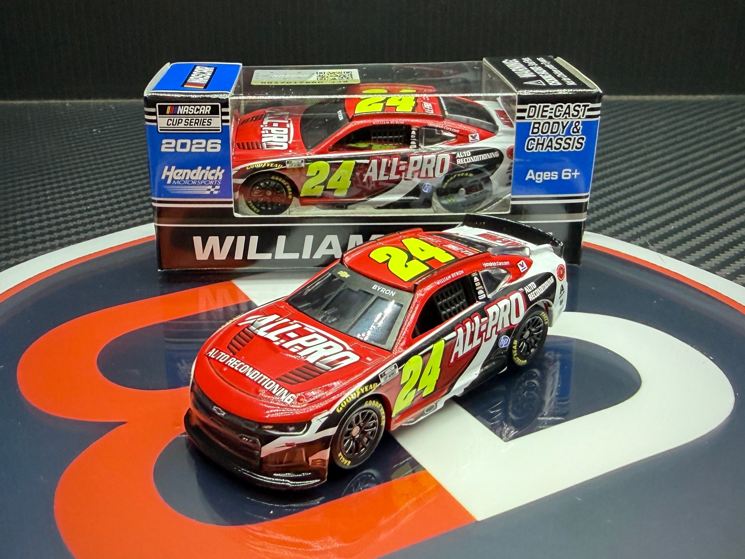 2026 William Byron 1:64 All-Pro Diecast
