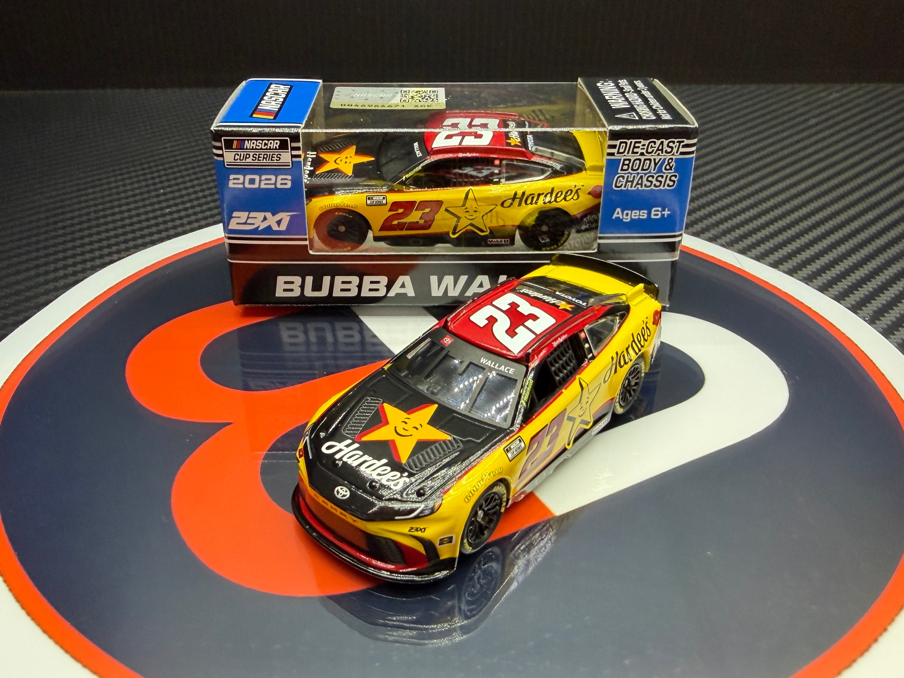 2026 Bubba Wallace 1:64 Hardee’s Diecast