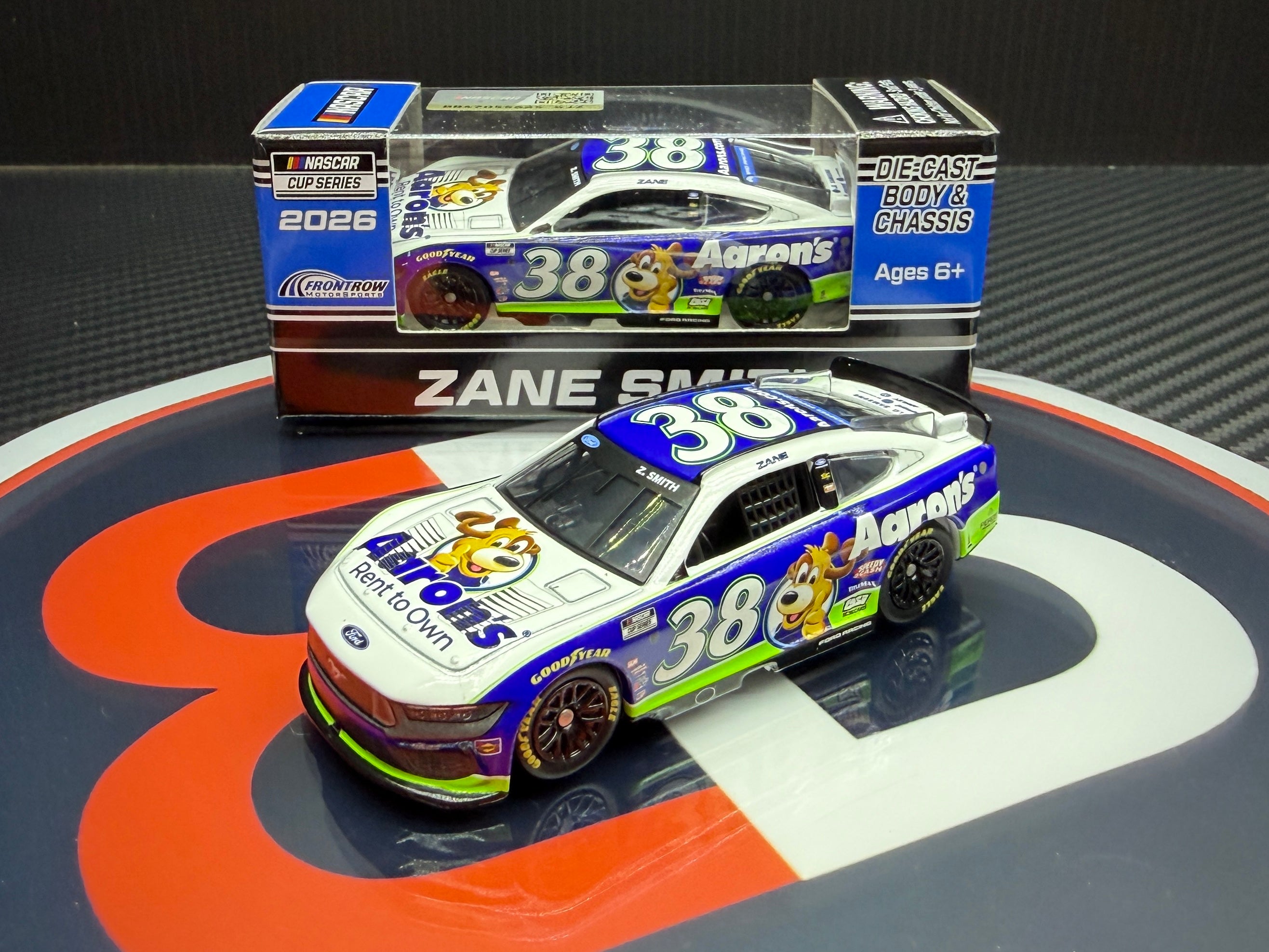 2026 Zane Smith 1:64 Aaron's Lucky Dog Diecast