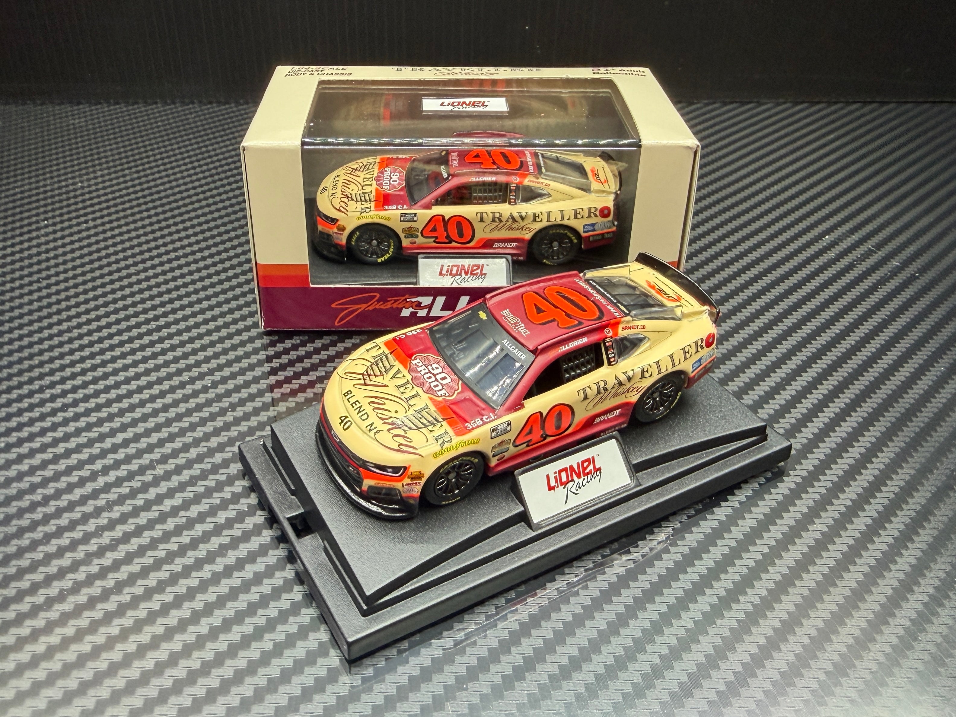2026 Justin Allgaier 1:64 Traveller Whiskey Diecast