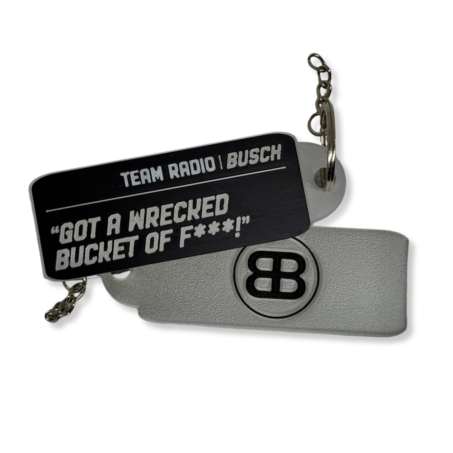 Busch “WRECKED BUCKET” Keychain