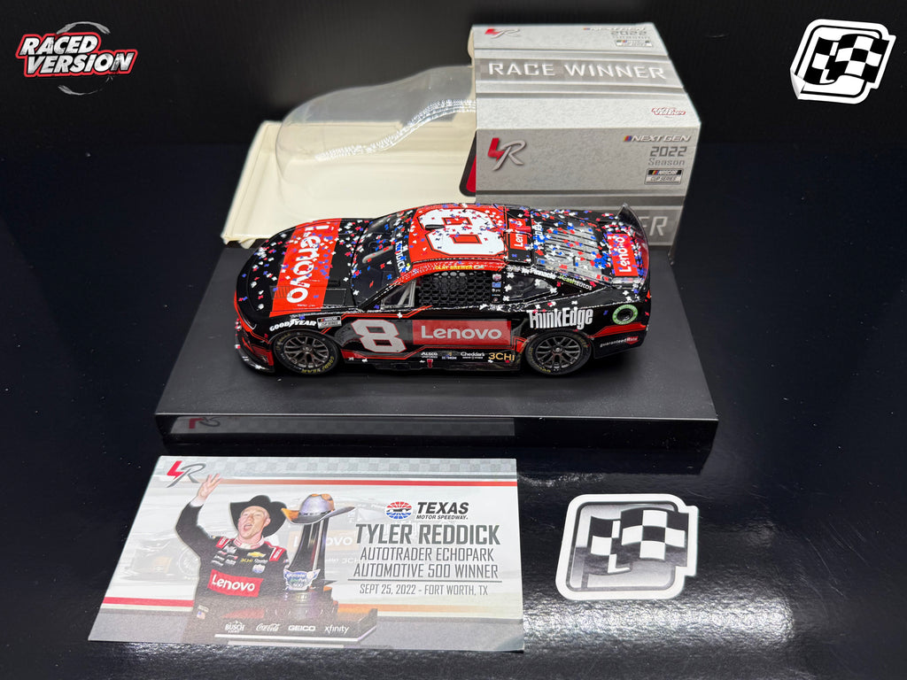 2022 Tyler Reddick 1:24 Lenovo Texas Race Win Diecast