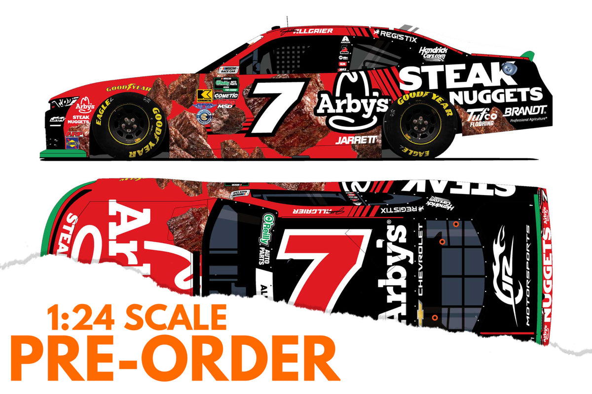 2026 Justin Allgaier 1:24 Arby’s Steak Nuggets NASCAR Diecast