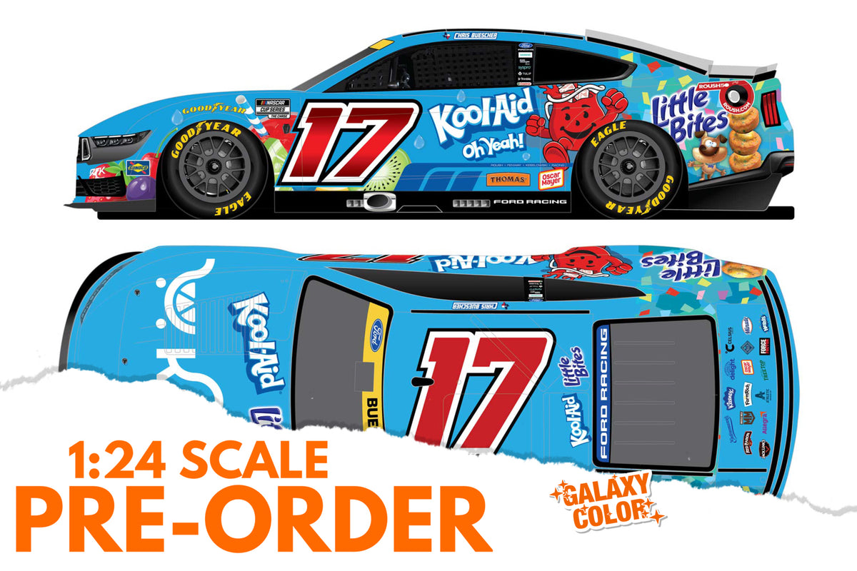 2026 Chris Buescher 1:24 Kroger / Kool-Aid / Little Bites GALAXY COLOR Diecast