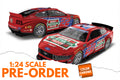 2026 Joey Logano 1:24 Hunt Brothers Pizza Red NASCAR COLOR CHROME Diecast